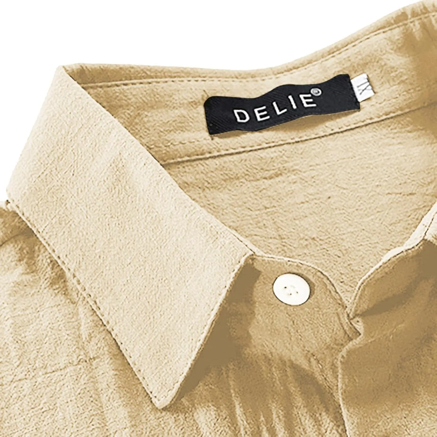 Men's Linen Cotton Tank Top Solid Color Sleeveless Single Breasted Lapel Vest Quick Dry Breathable Island Summer Beach Shirt