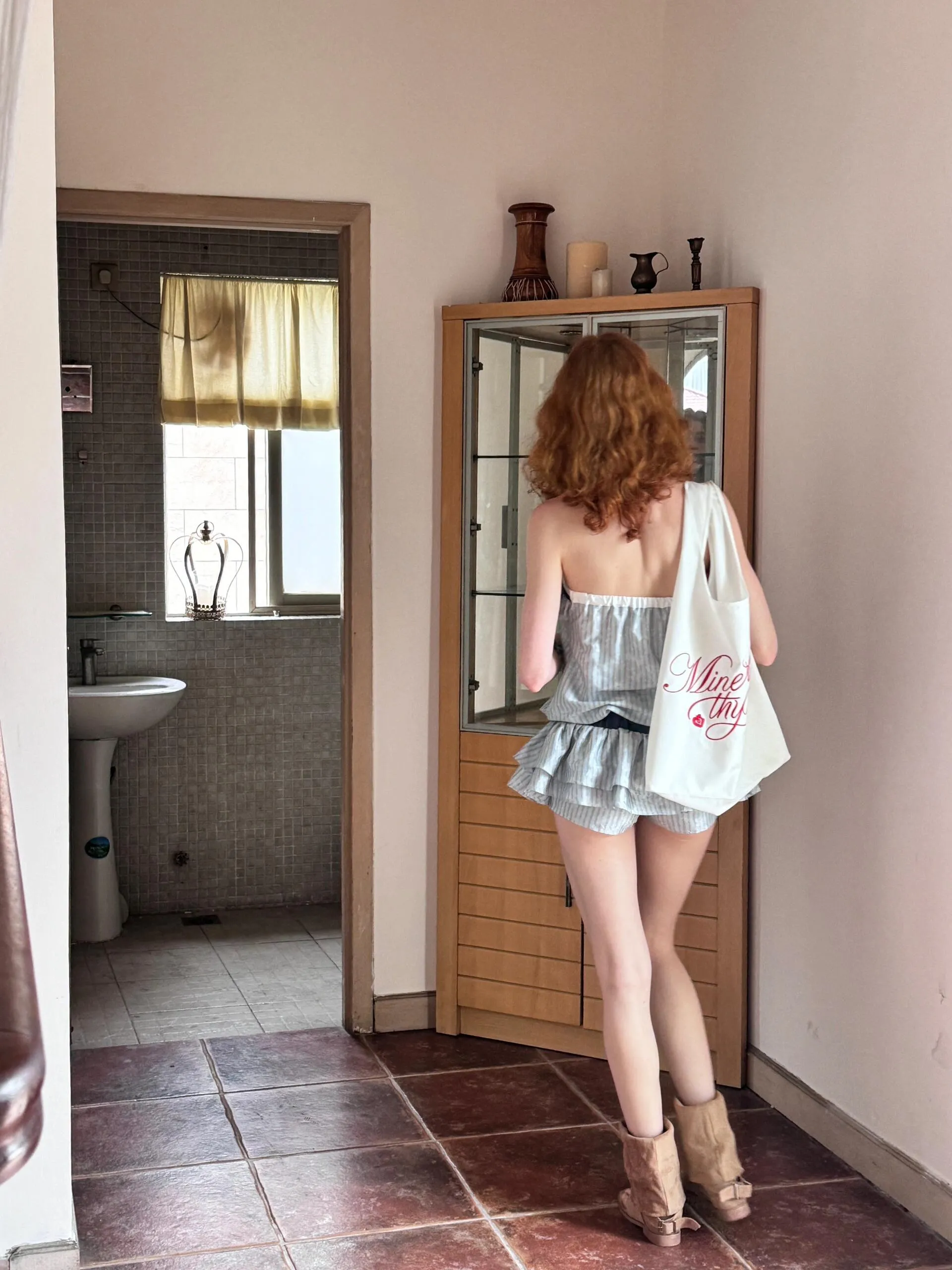 [Mine Be Thy Vers] Soft Parisian Dream Mini Dress