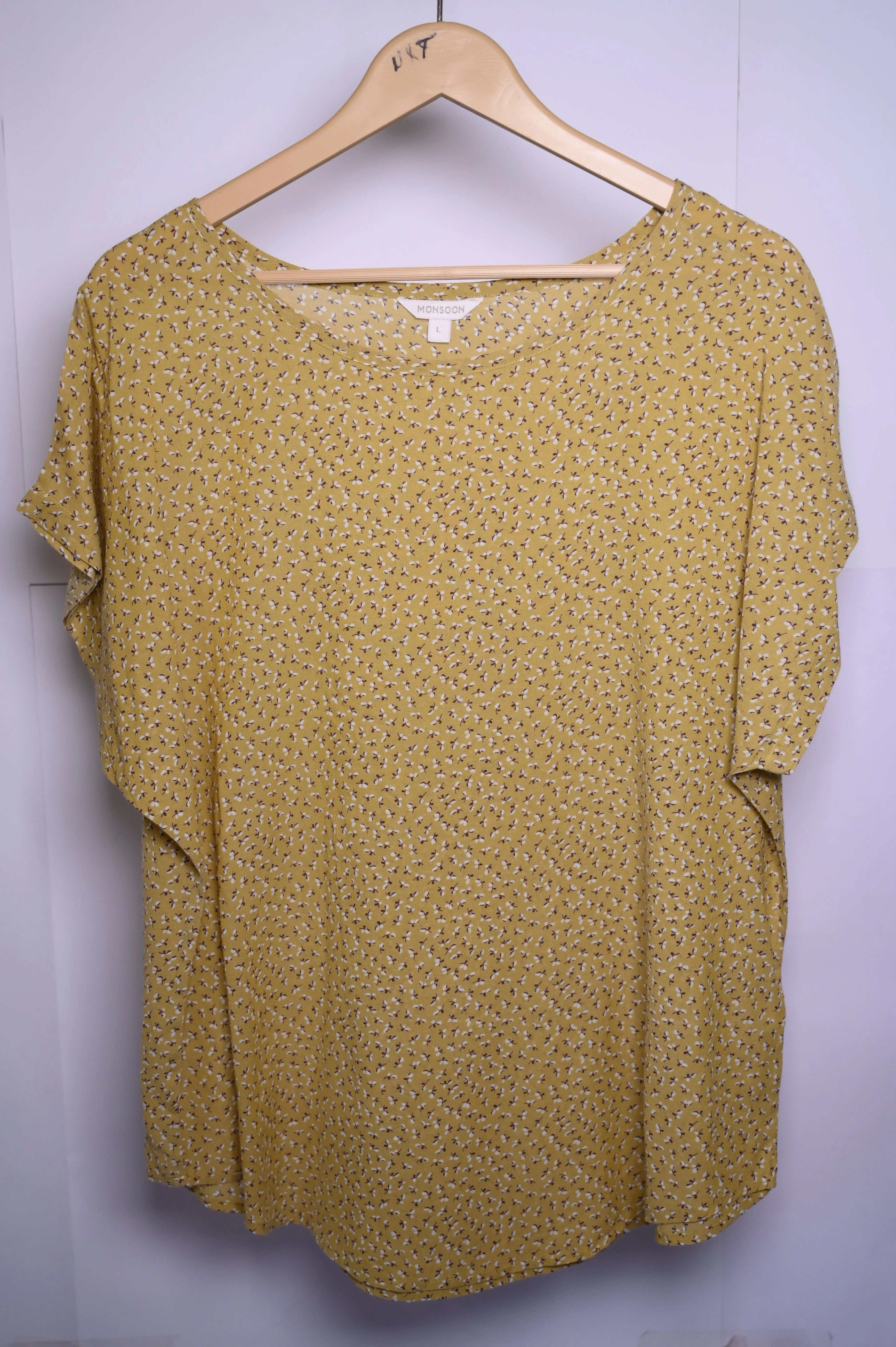 Monsoon Green Light Blouse – Large
