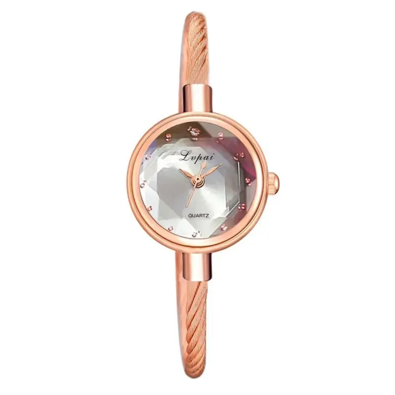 Niche Bracelet Watch with Quartz Movement and Alloy Strap - 20mm Surface Diameter - Contemporary Design