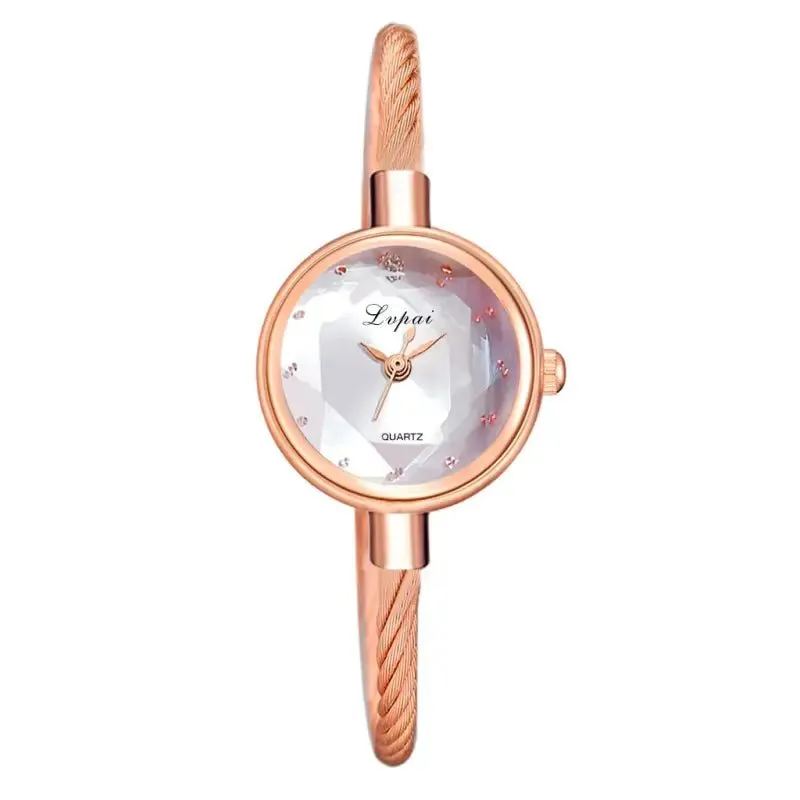 Niche Bracelet Watch with Quartz Movement and Alloy Strap - 20mm Surface Diameter - Contemporary Design