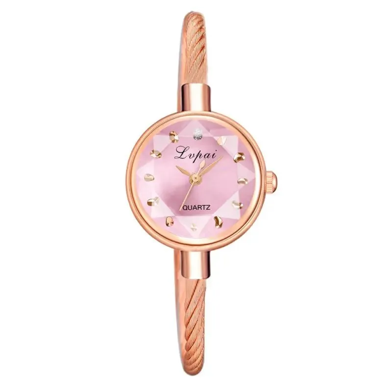 Niche Bracelet Watch with Quartz Movement and Alloy Strap - 20mm Surface Diameter - Contemporary Design