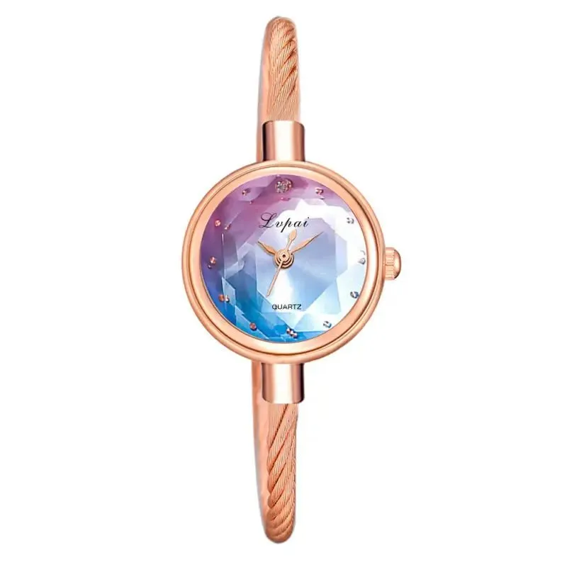 Niche Bracelet Watch with Quartz Movement and Alloy Strap - 20mm Surface Diameter - Contemporary Design