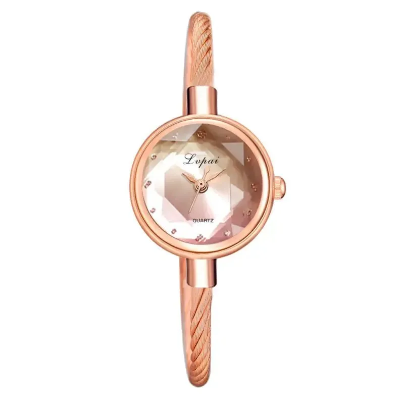 Niche Bracelet Watch with Quartz Movement and Alloy Strap - 20mm Surface Diameter - Contemporary Design