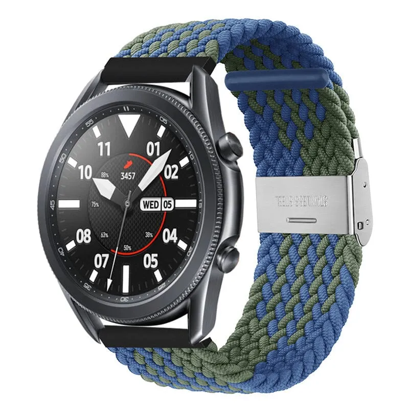 Nylon Braided Loop Watch Straps Compatible with the Fossil Traditional 22mm Range