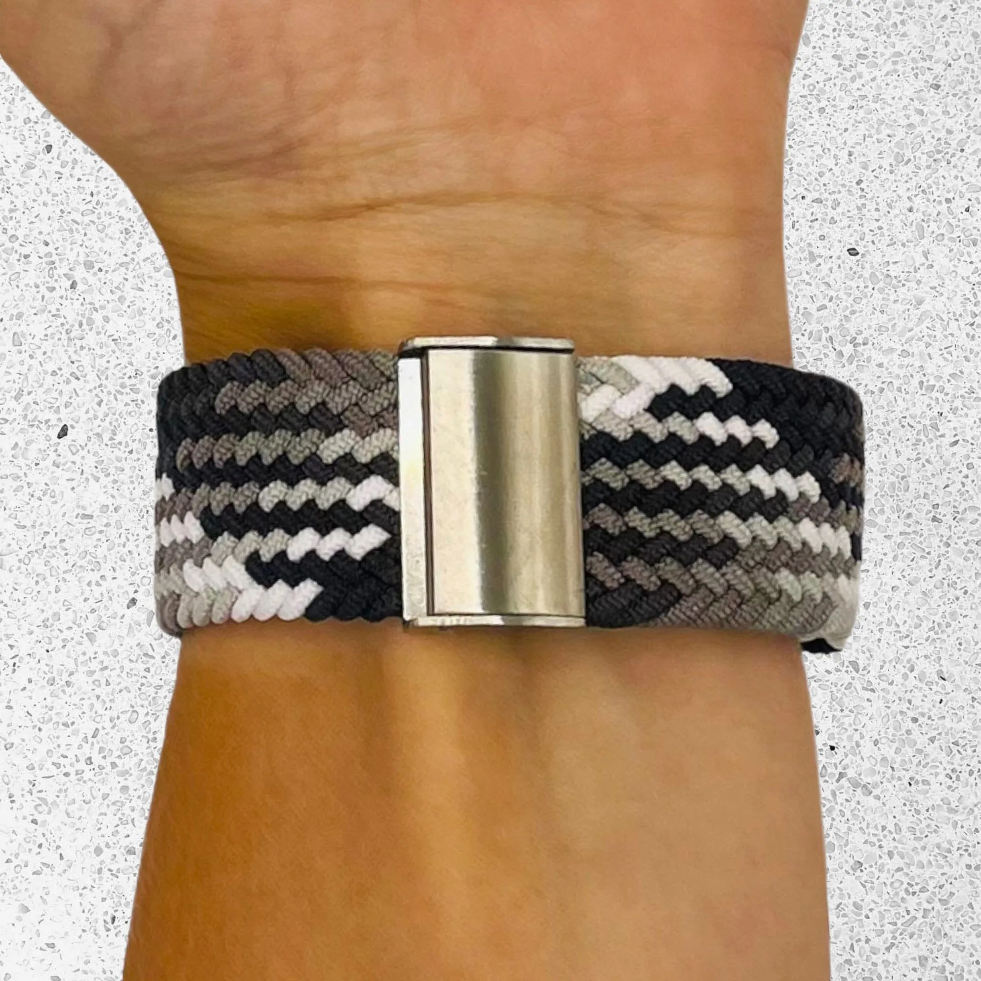 Nylon Braided Loop Watch Straps Compatible with the Fossil Traditional 22mm Range