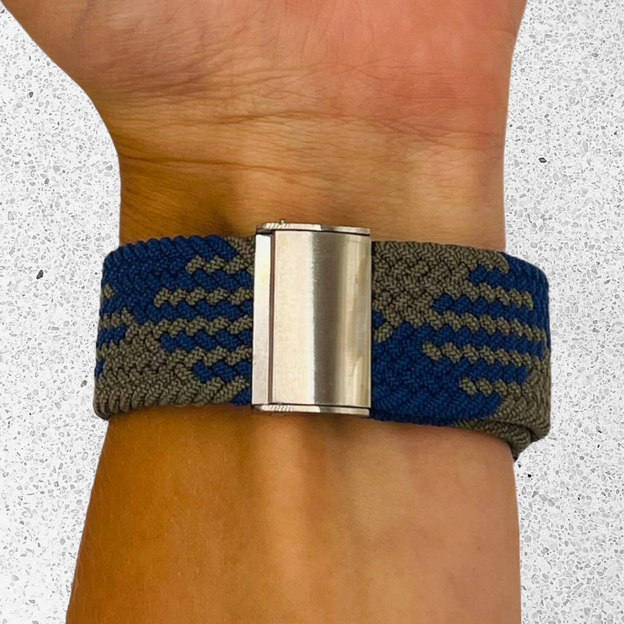 Nylon Braided Loop Watch Straps Compatible with the Fossil Traditional 22mm Range