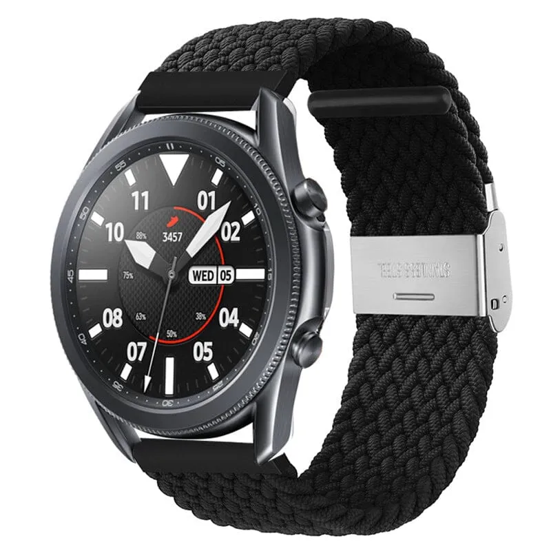Nylon Braided Loop Watch Straps Compatible with the Fossil Traditional 22mm Range
