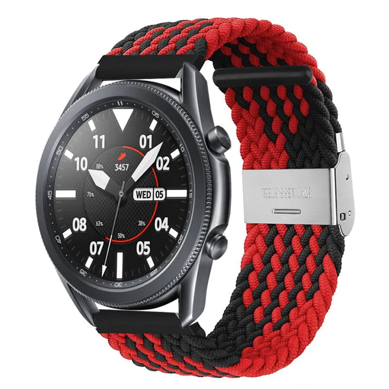 Nylon Braided Loop Watch Straps Compatible with the Fossil Traditional 22mm Range