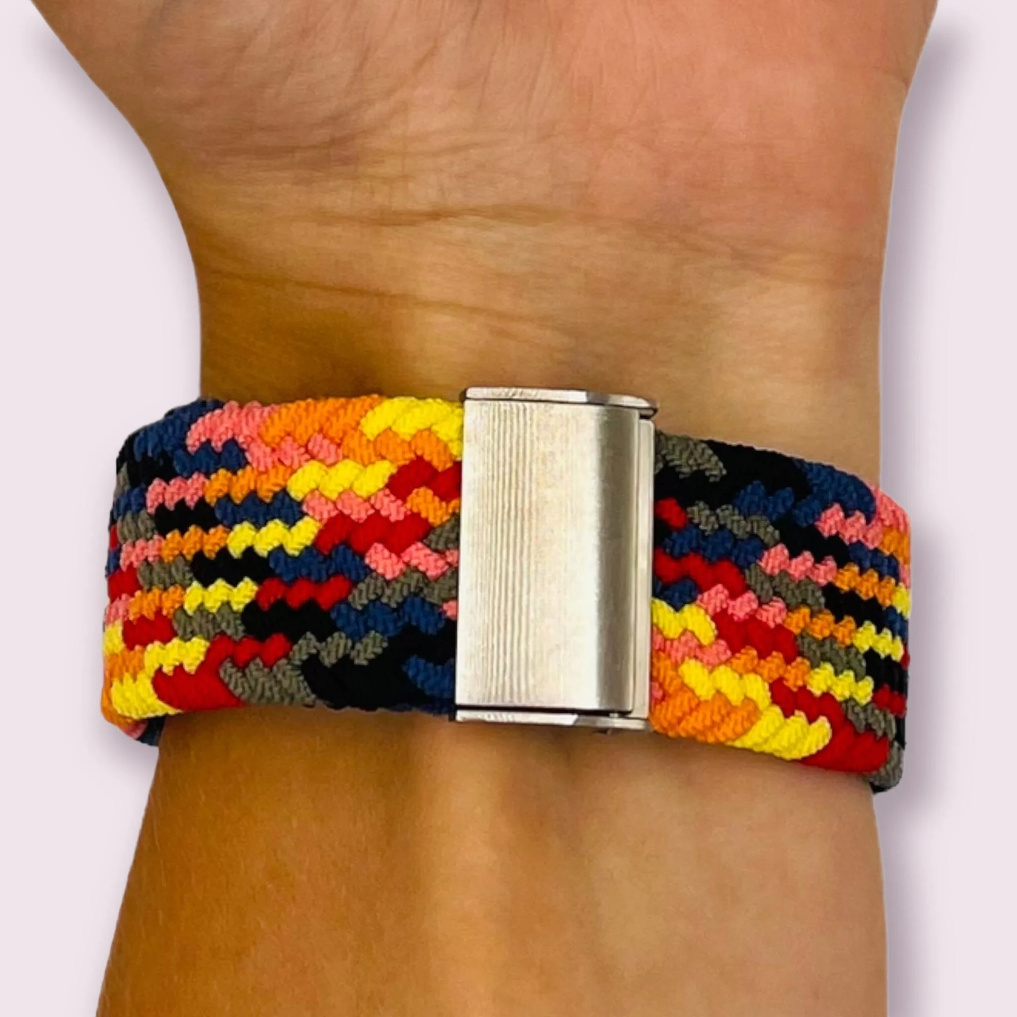 Nylon Braided Loop Watch Straps Compatible with the Fossil Traditional 22mm Range