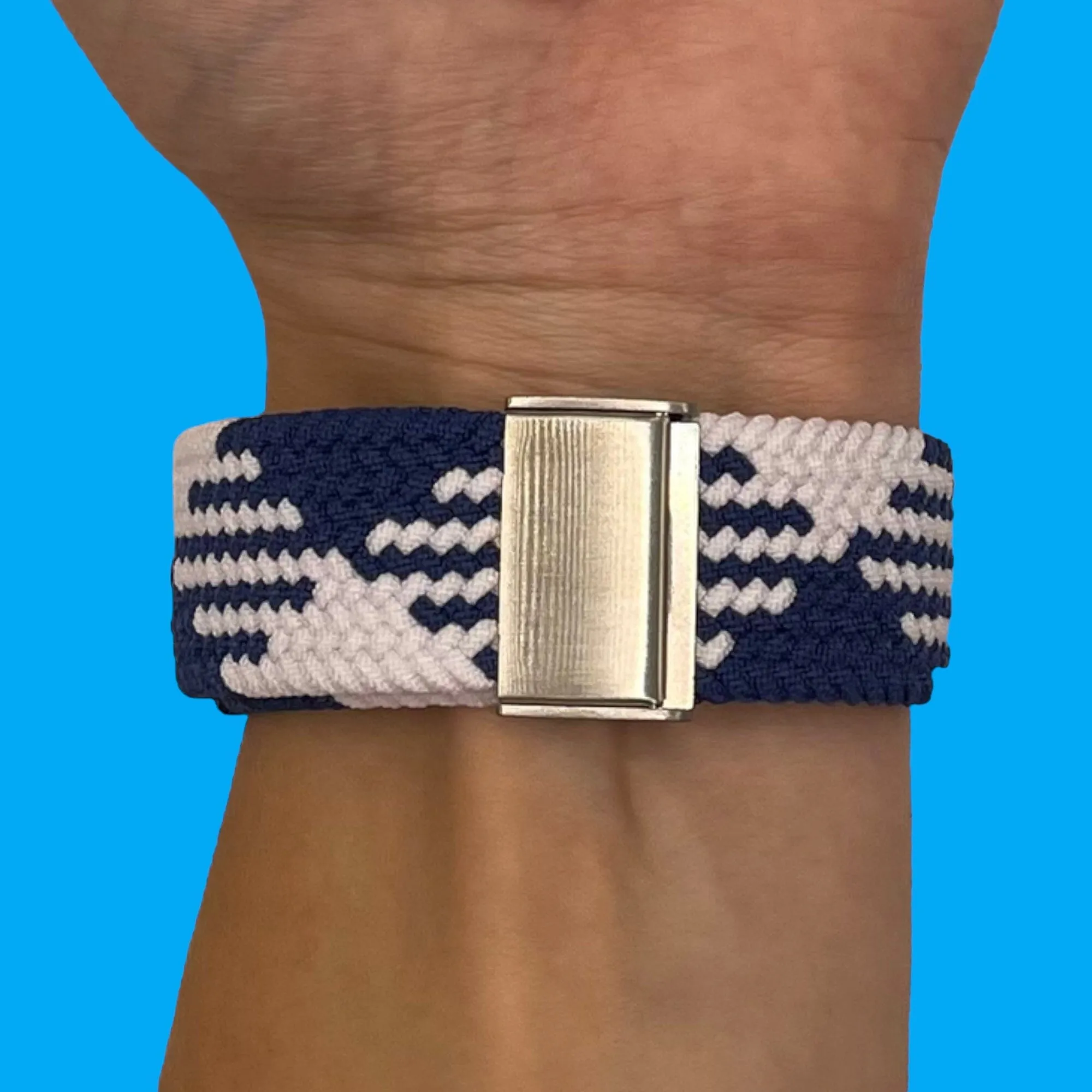 Nylon Braided Loop Watch Straps Compatible with the Fossil Traditional 22mm Range