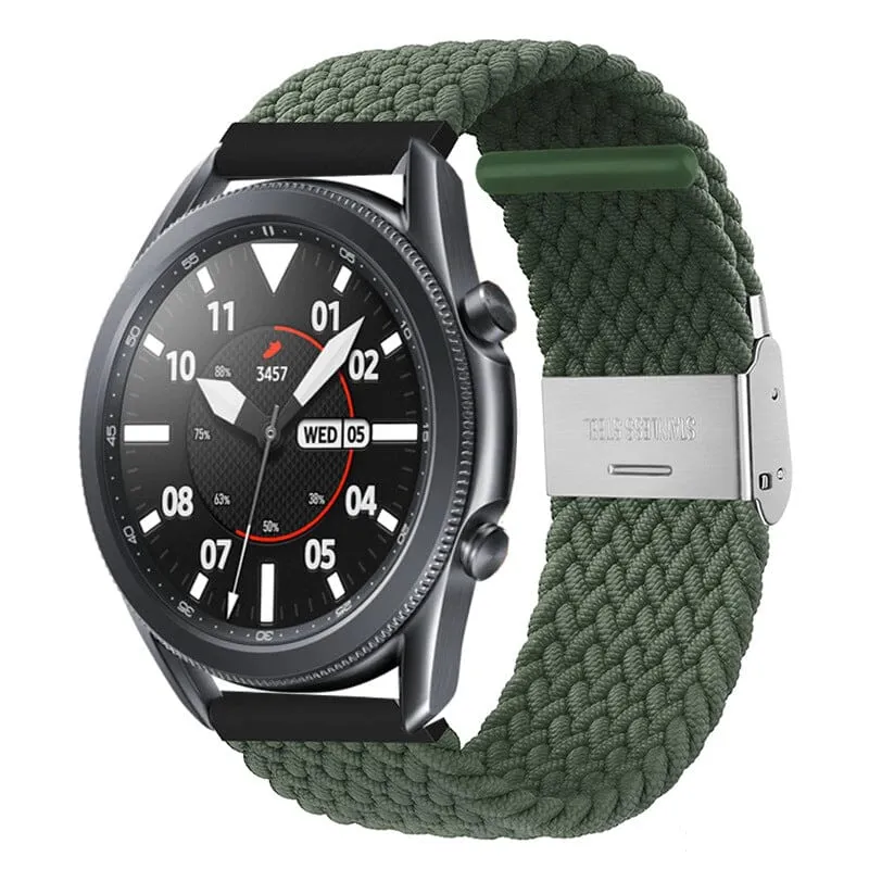 Nylon Braided Loop Watch Straps Compatible with the Fossil Traditional 22mm Range