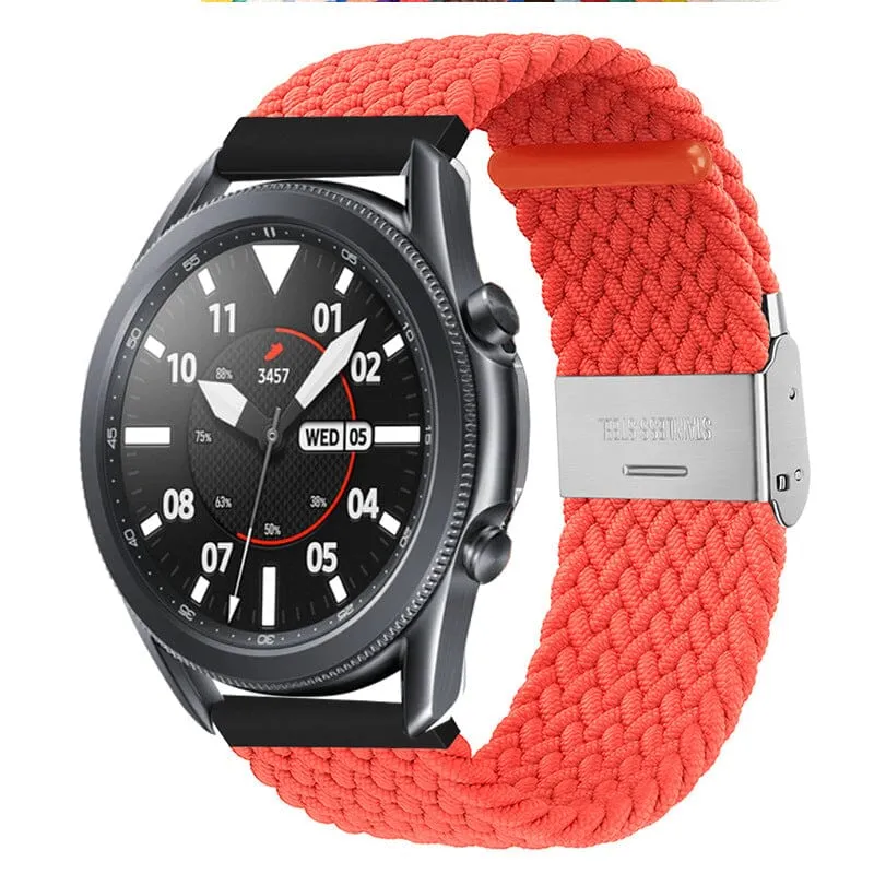Nylon Braided Loop Watch Straps Compatible with the Fossil Traditional 22mm Range