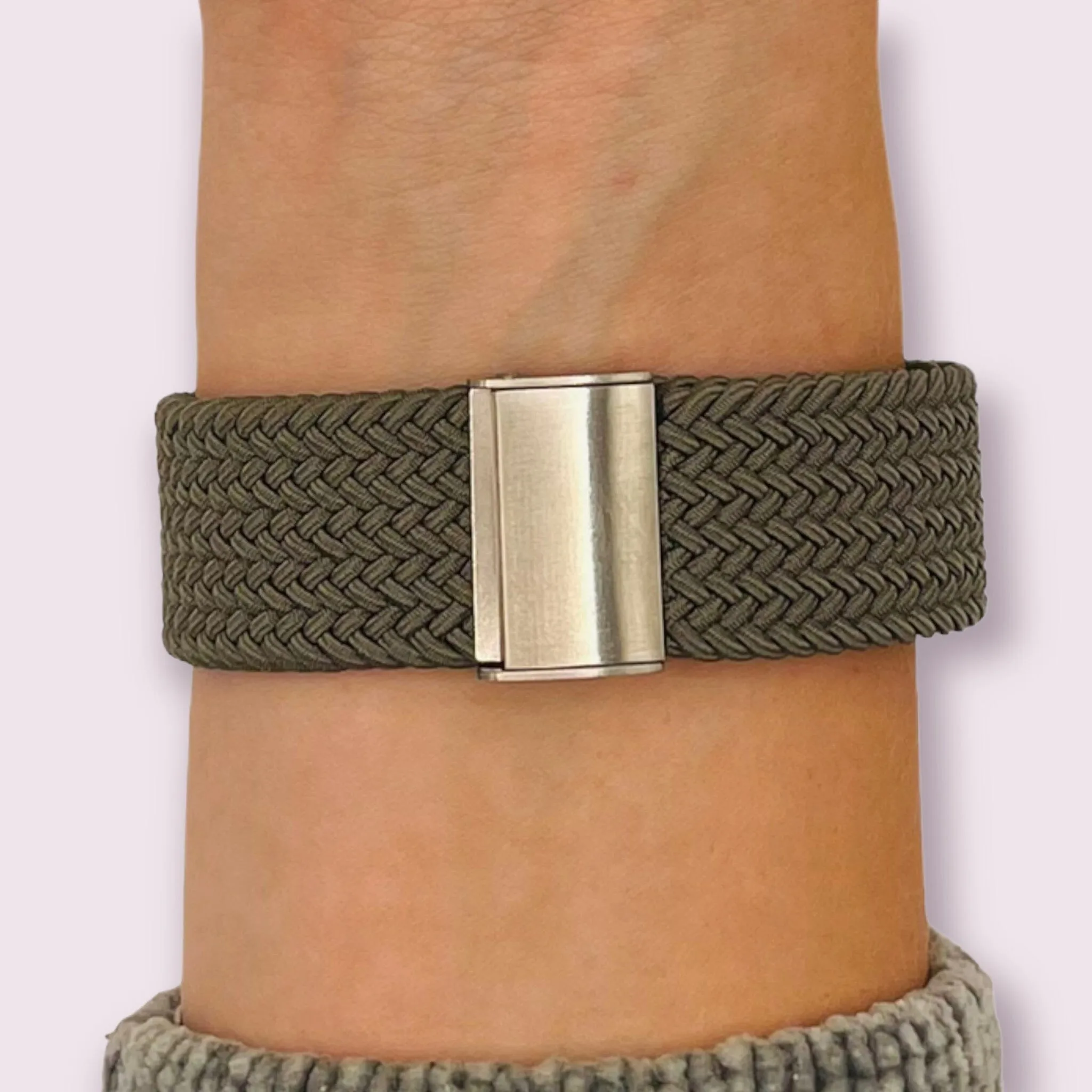 Nylon Braided Loop Watch Straps Compatible with the Fossil Traditional 22mm Range