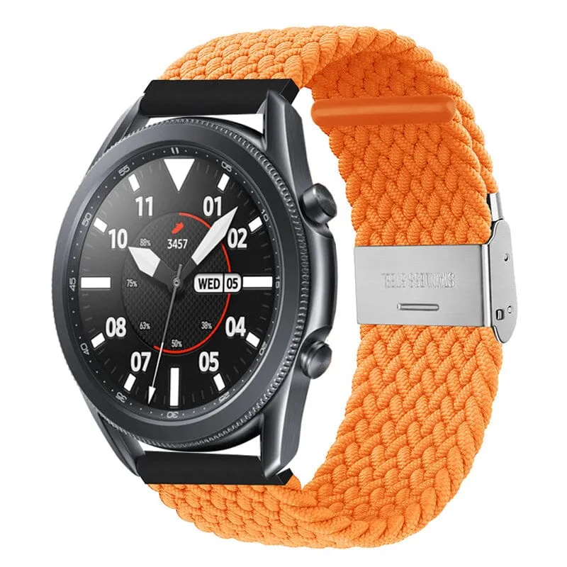 Nylon Braided Loop Watch Straps Compatible with the Fossil Traditional 22mm Range
