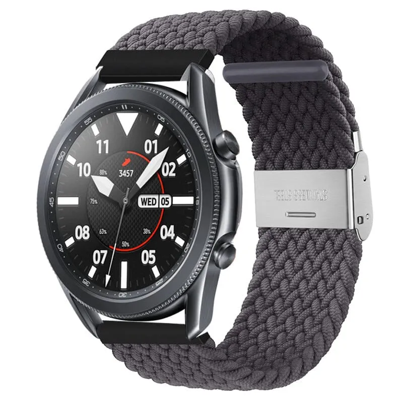 Nylon Braided Loop Watch Straps Compatible with the Fossil Traditional 22mm Range