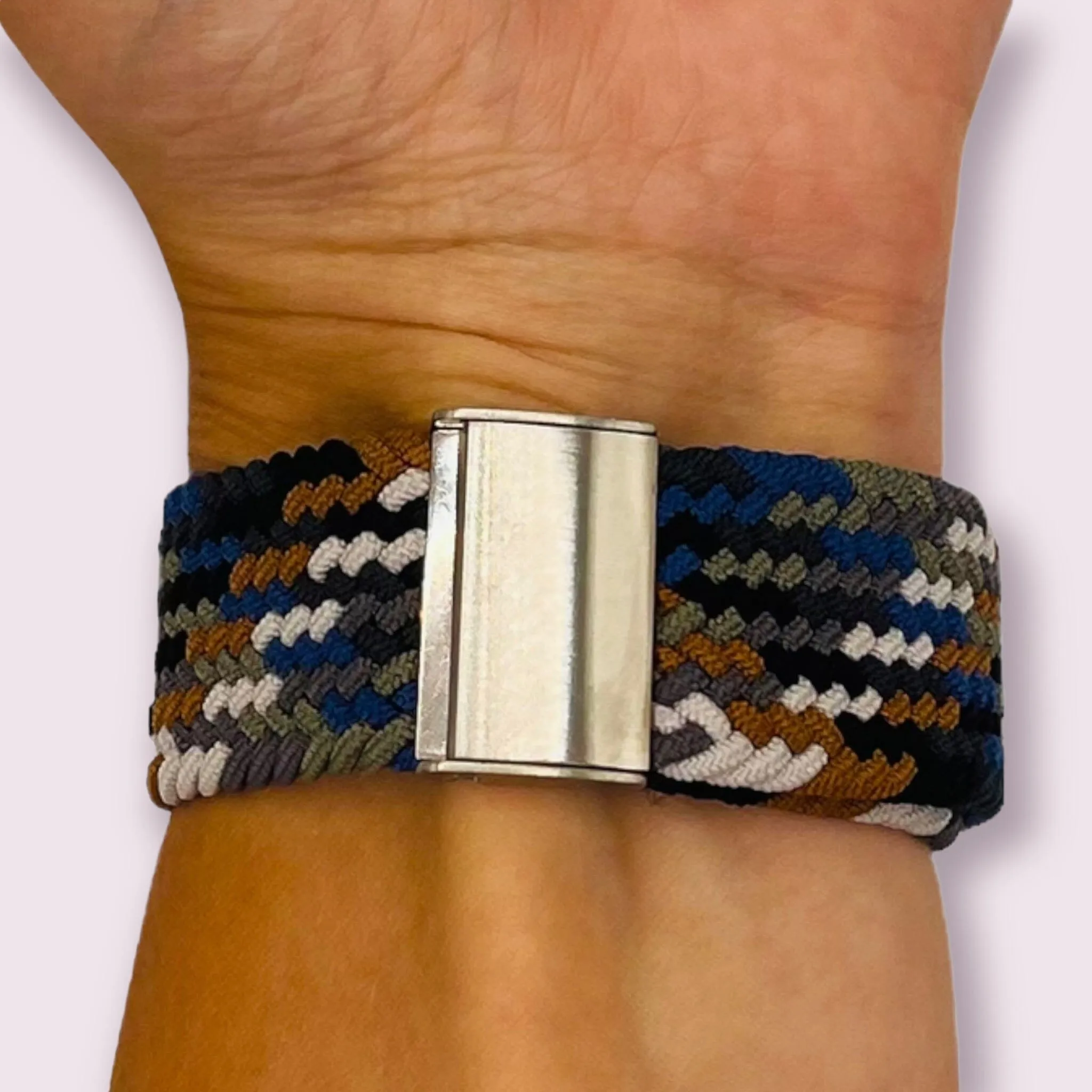 Nylon Braided Loop Watch Straps Compatible with the Fossil Traditional 22mm Range