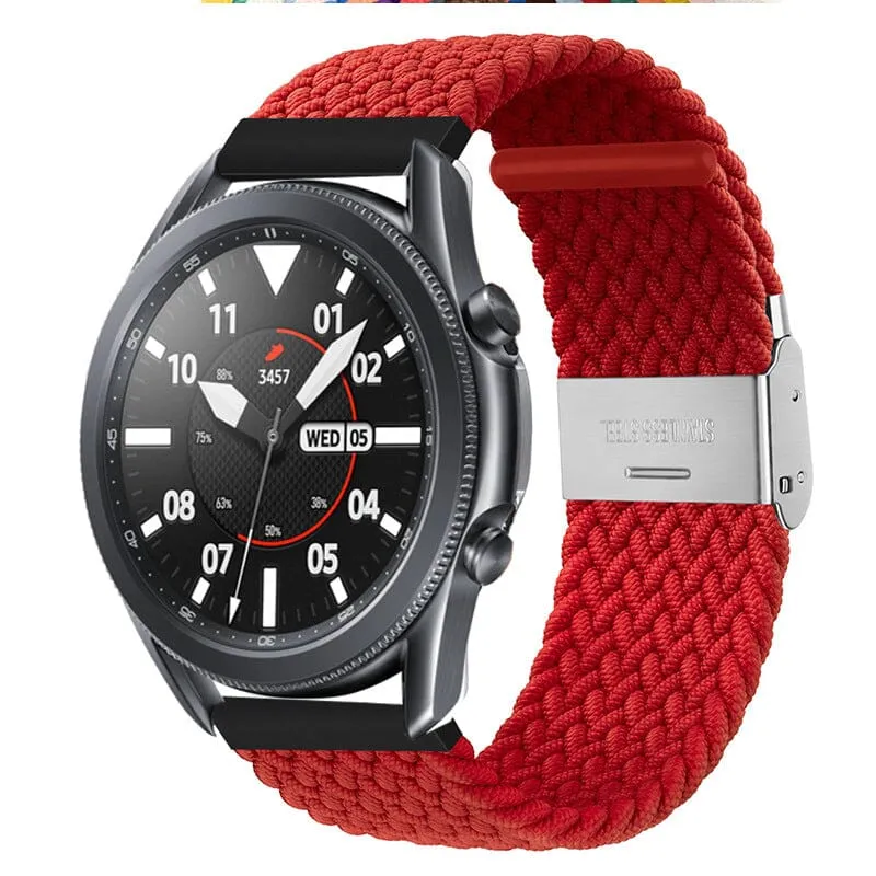Nylon Braided Loop Watch Straps Compatible with the Fossil Traditional 22mm Range
