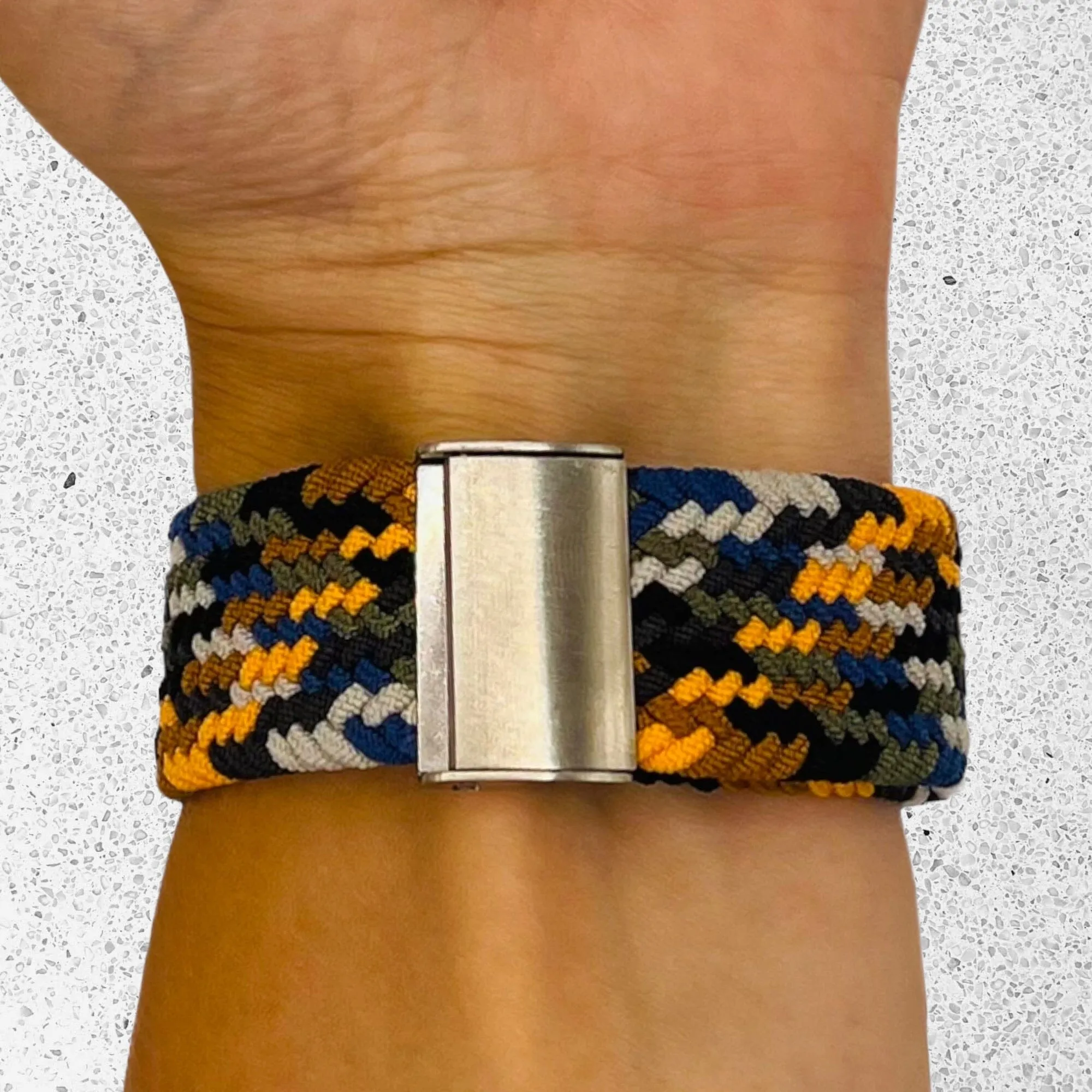 Nylon Braided Loop Watch Straps Compatible with the Fossil Traditional 22mm Range
