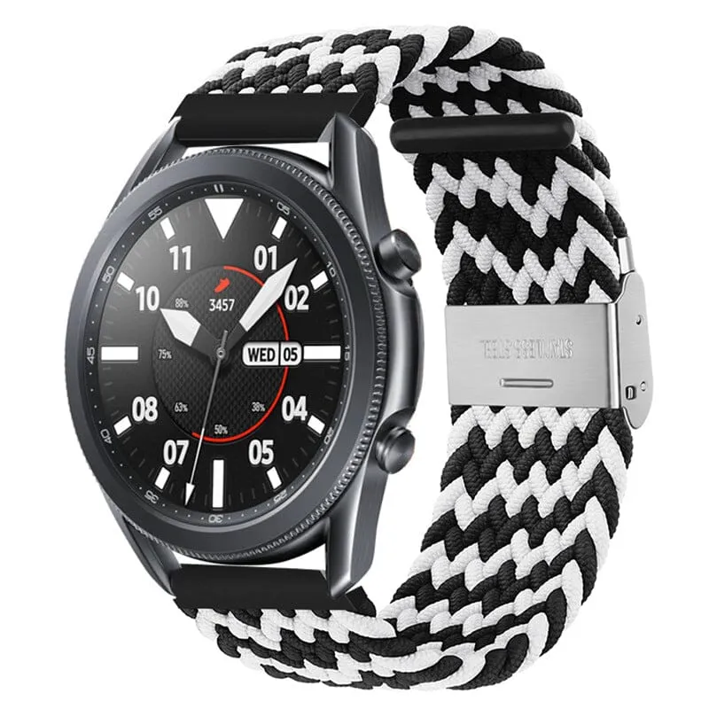 Nylon Braided Loop Watch Straps Compatible with the Fossil Traditional 22mm Range