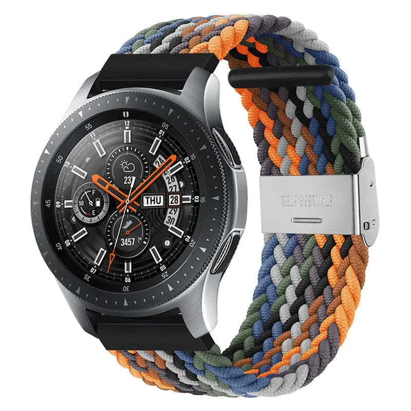 Nylon Braided Loop Watch Straps Compatible with the Fossil Traditional 22mm Range