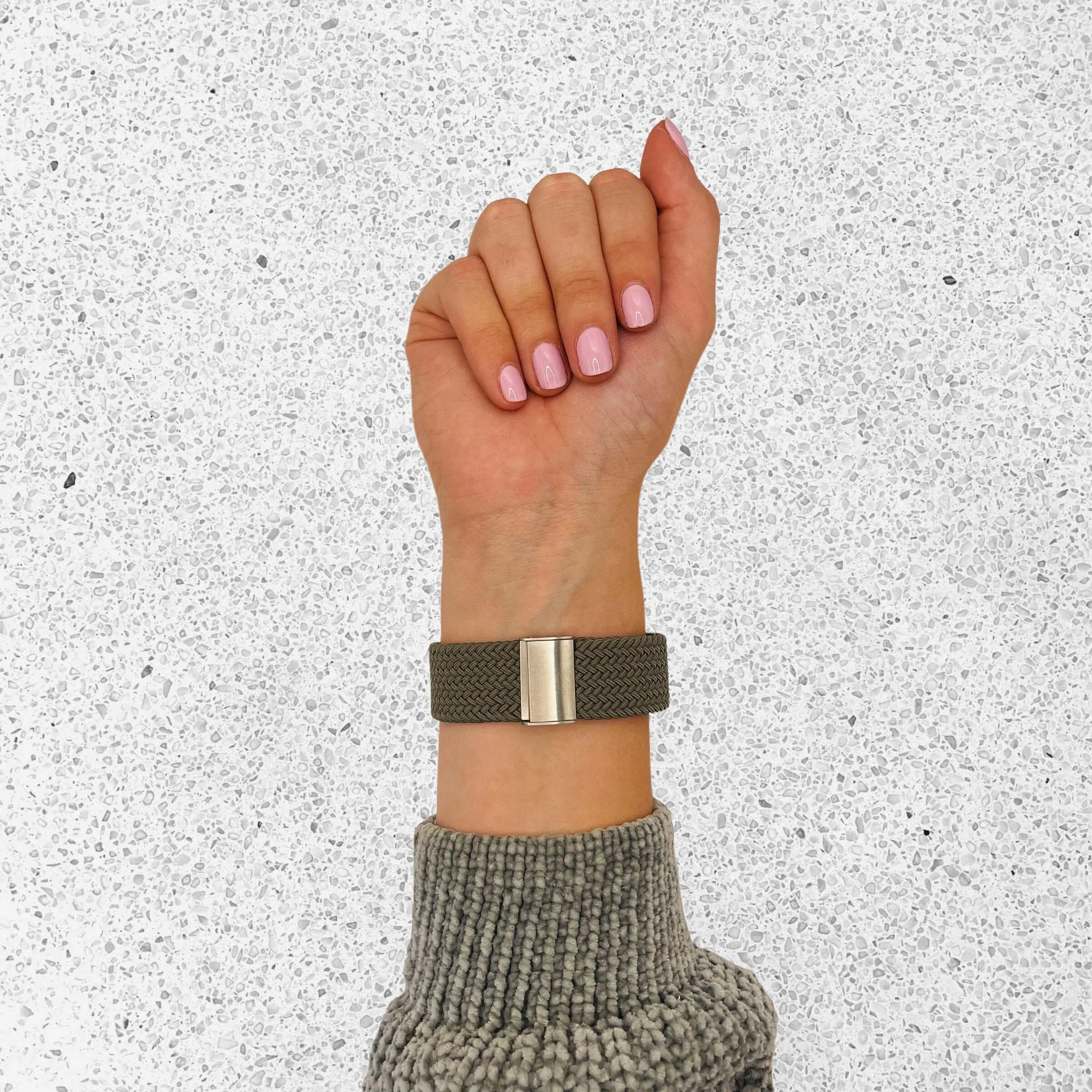 Nylon Braided Loop Watch Straps Compatible with the Fossil Traditional 22mm Range