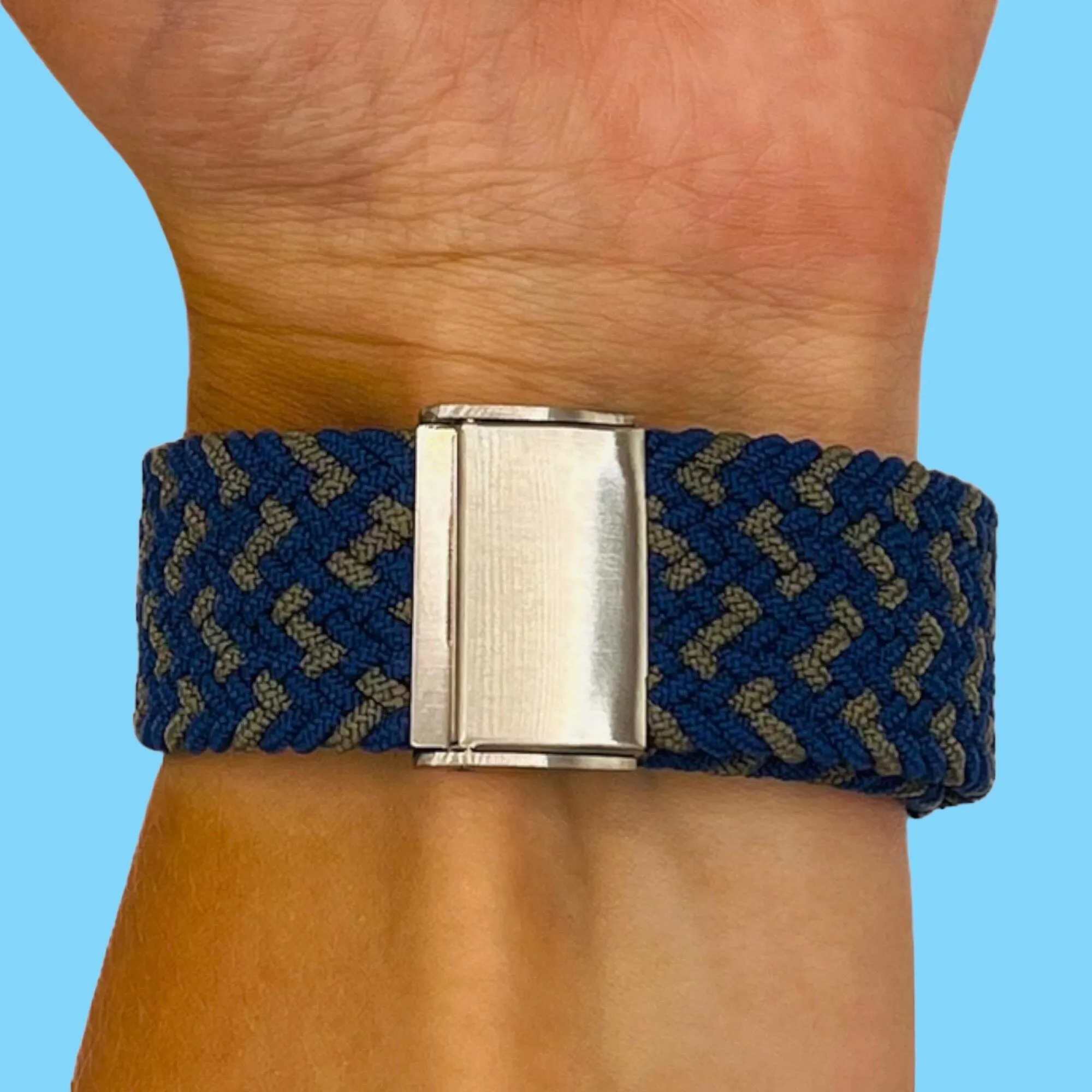 Nylon Braided Loop Watch Straps Compatible with the Fossil Traditional 22mm Range