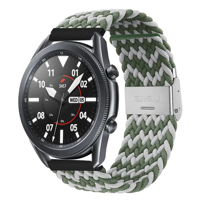 Nylon Braided Loop Watch Straps Compatible with the Fossil Traditional 22mm Range