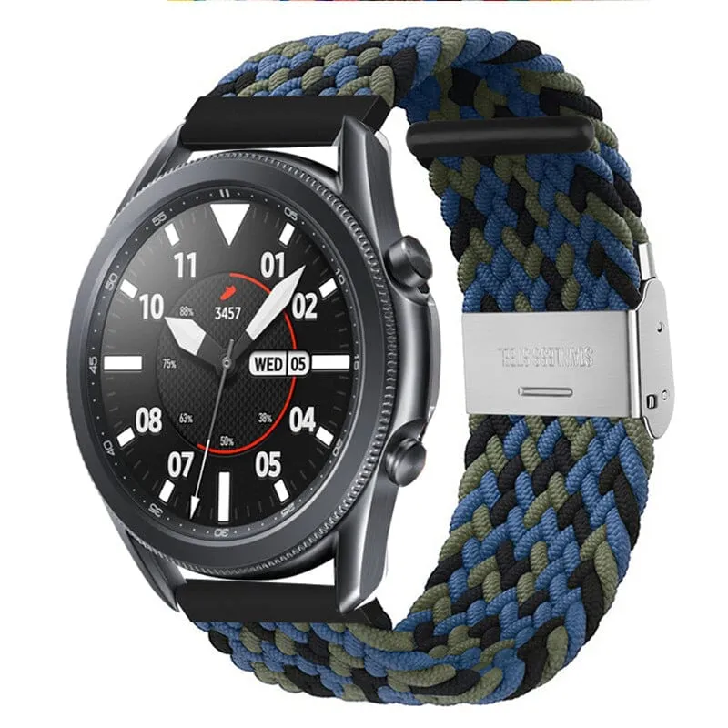 Nylon Braided Loop Watch Straps Compatible with the Fossil Traditional 22mm Range