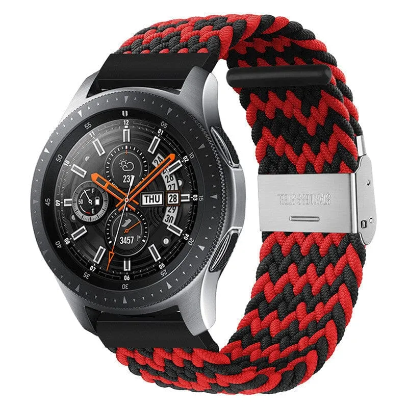 Nylon Braided Loop Watch Straps Compatible with the Fossil Traditional 22mm Range