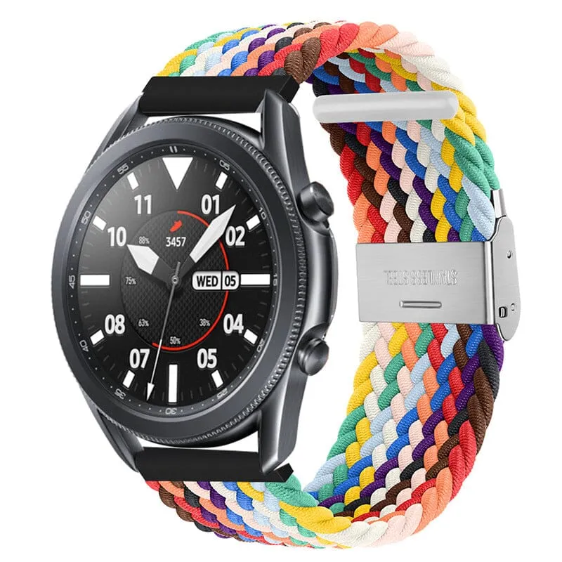 Nylon Braided Loop Watch Straps Compatible with the Fossil Traditional 22mm Range