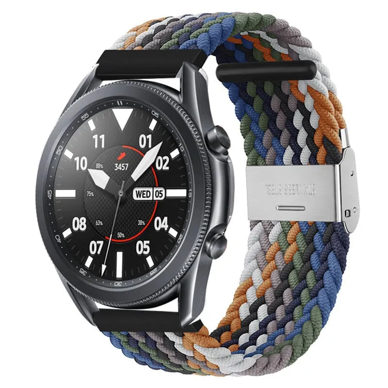 Nylon Braided Loop Watch Straps Compatible with the Fossil Traditional 22mm Range