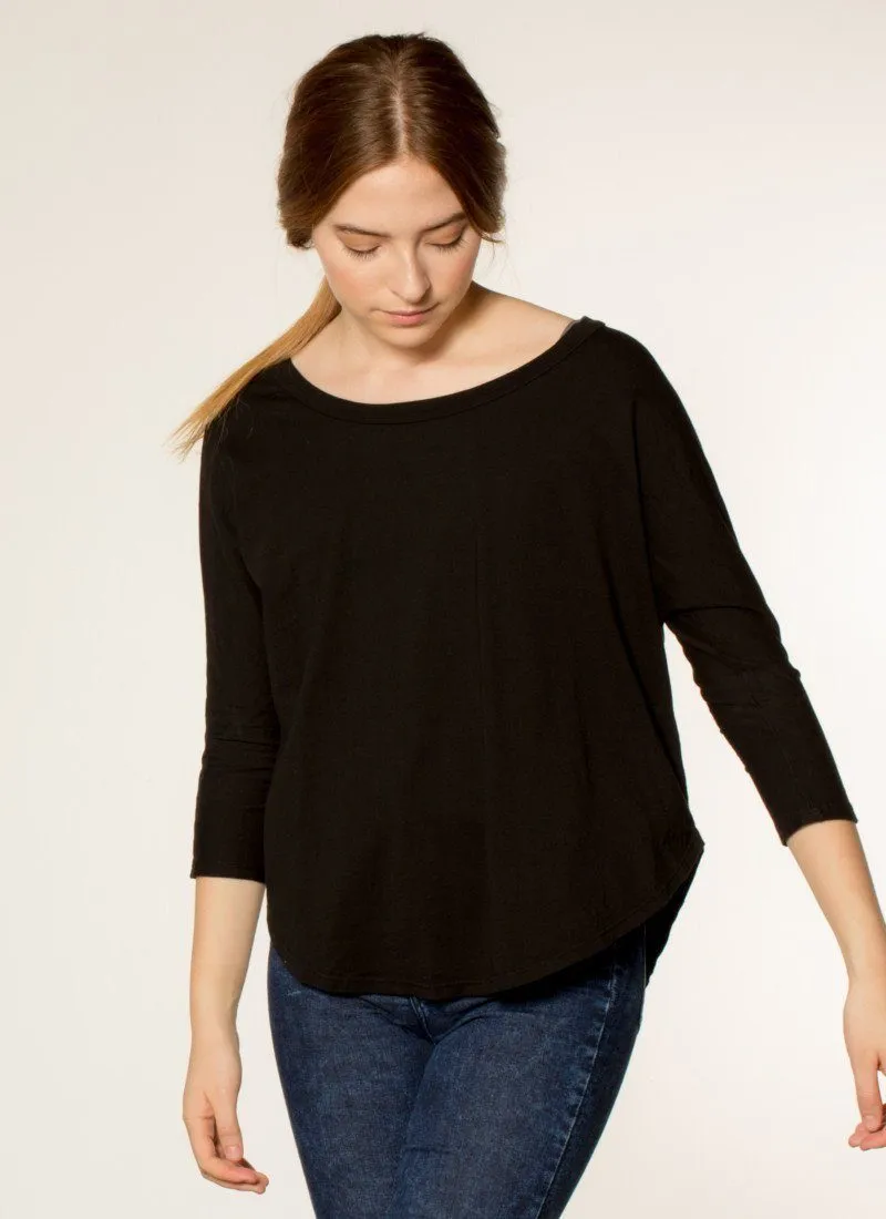 Organic Cotton Mid-Sleeve Tee