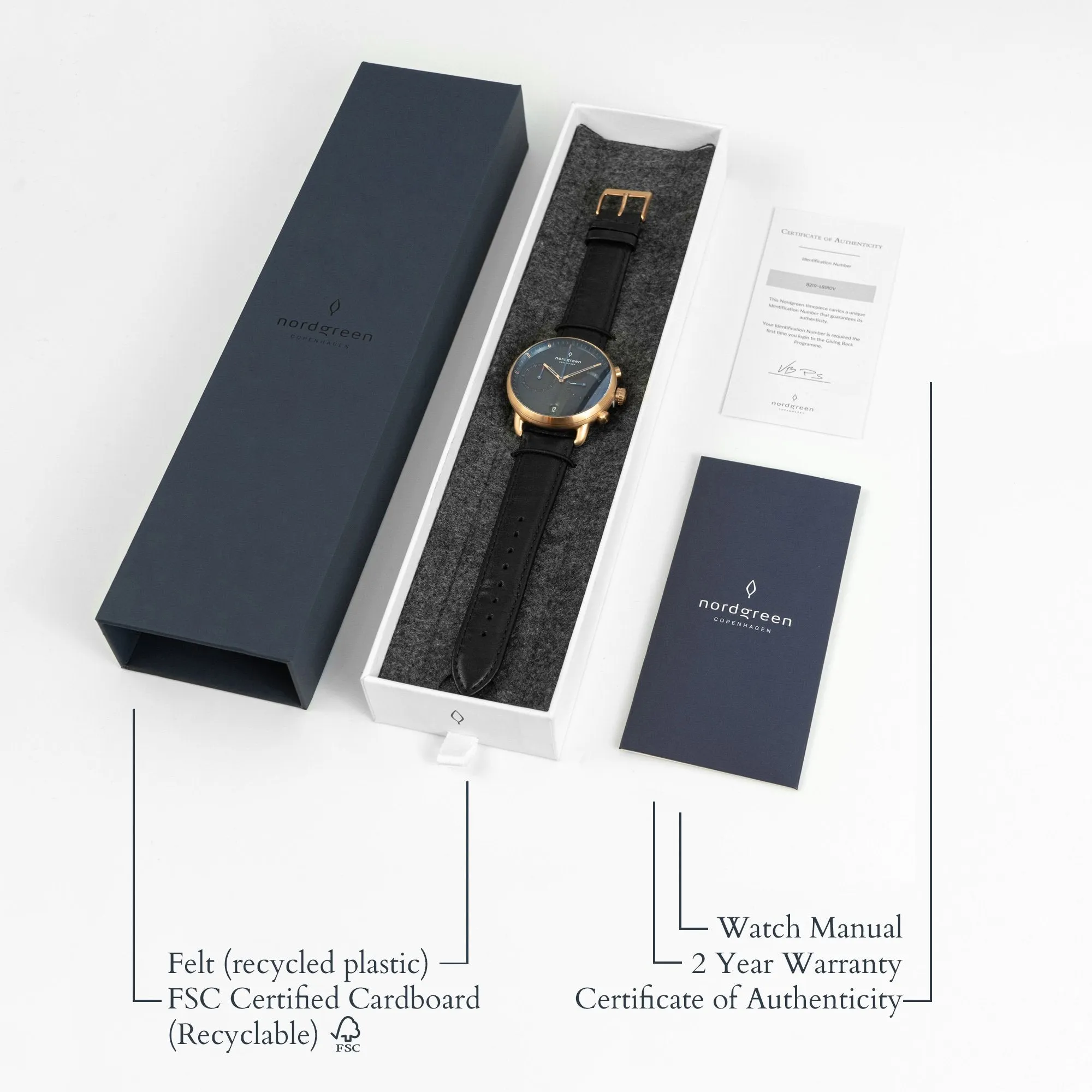 Pioneer | Navy Dial - Navy Leather - Refurbished