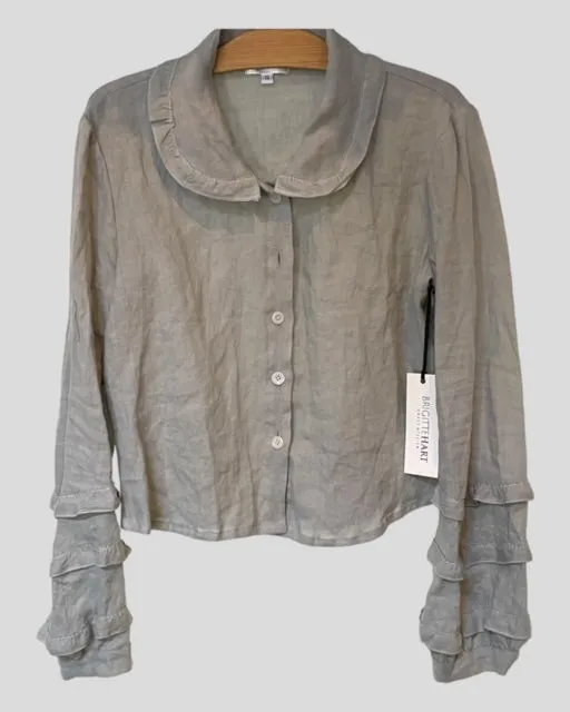 PRAIRIE BLOUSE - DOVE GREY - BEST SELLER
