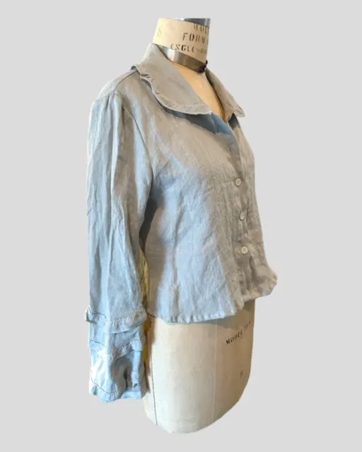 PRAIRIE BLOUSE - DOVE GREY - BEST SELLER