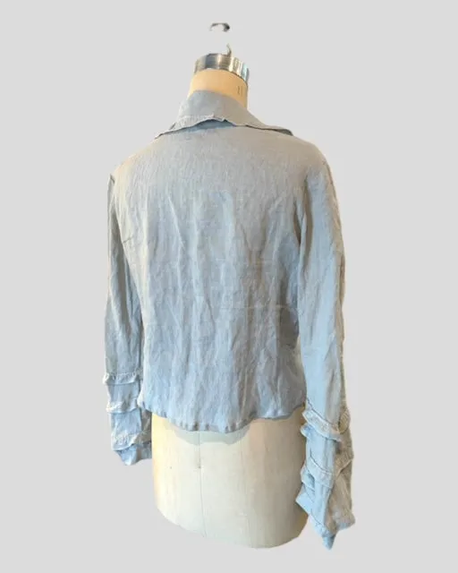 PRAIRIE BLOUSE - DOVE GREY - BEST SELLER