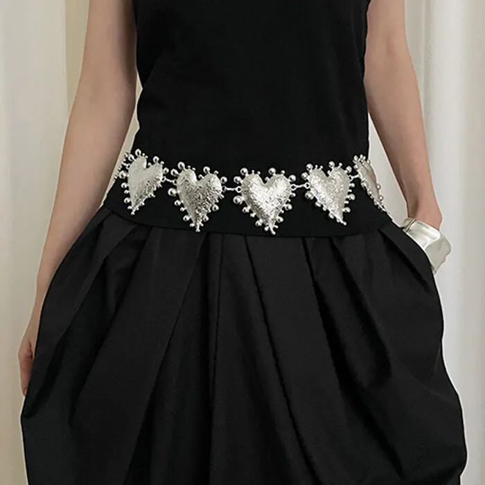 Ready For Love Heart Chain Belt