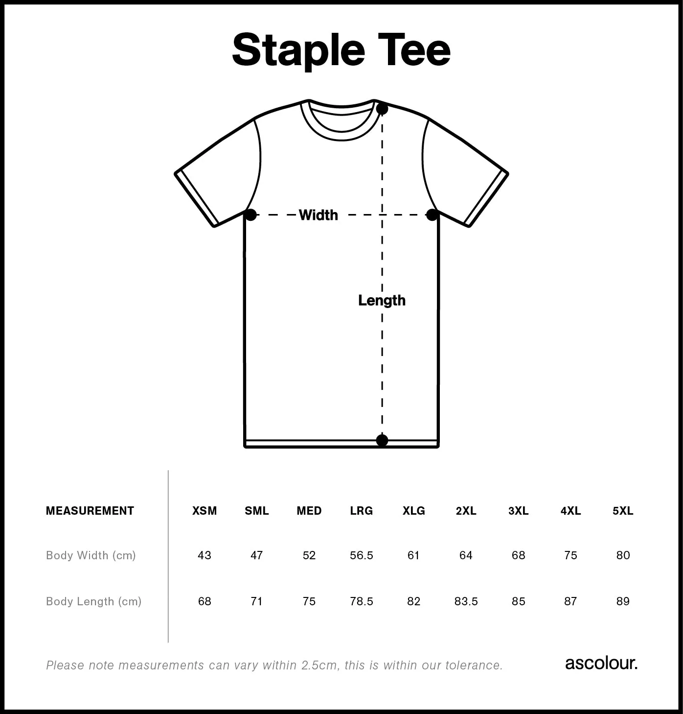 STAPLE TEE | 5001