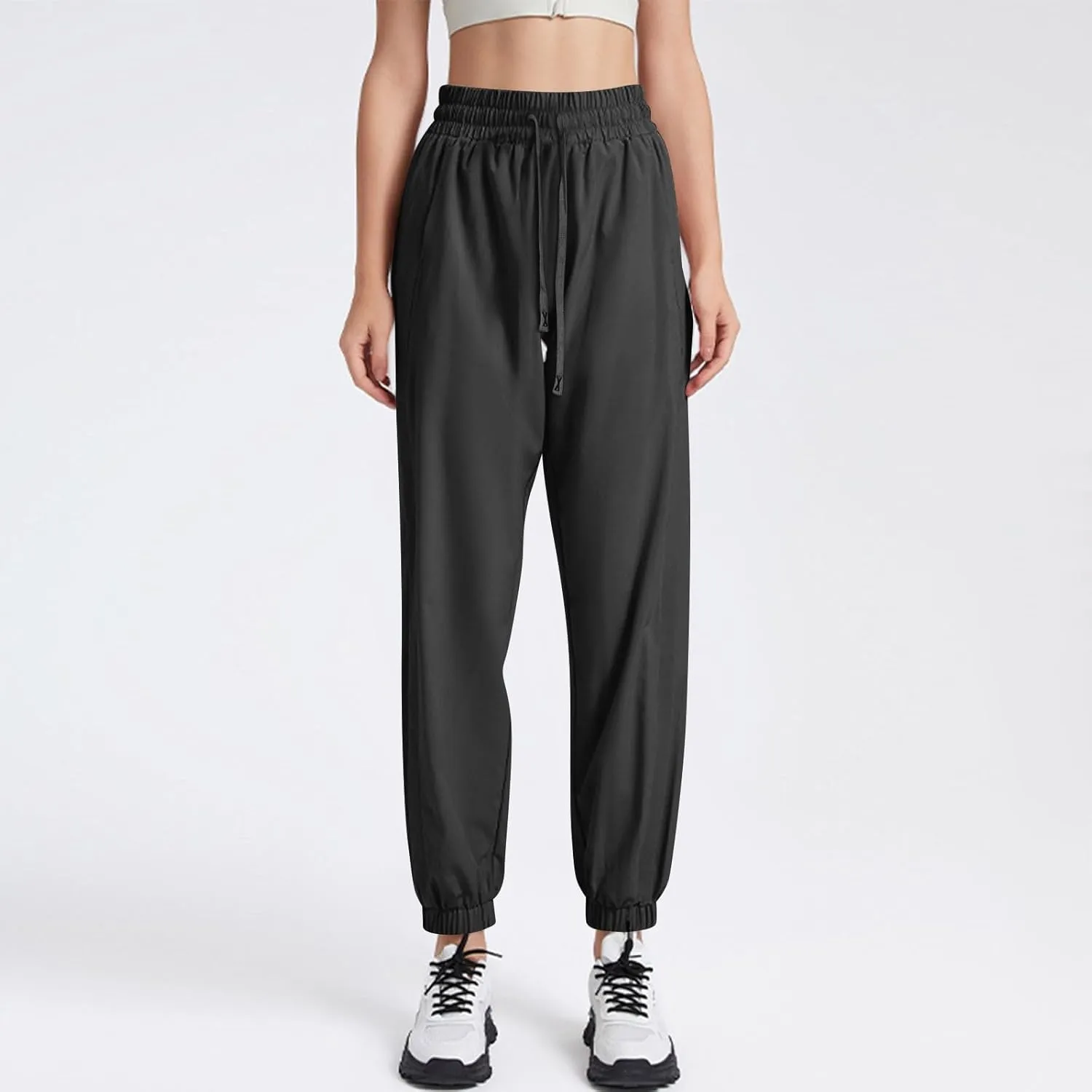 Sweatpants,Casual Baggy Lightweight Breathable and Comfortable with Elastic Bands Wide Leg Pants for Women's Fashion
