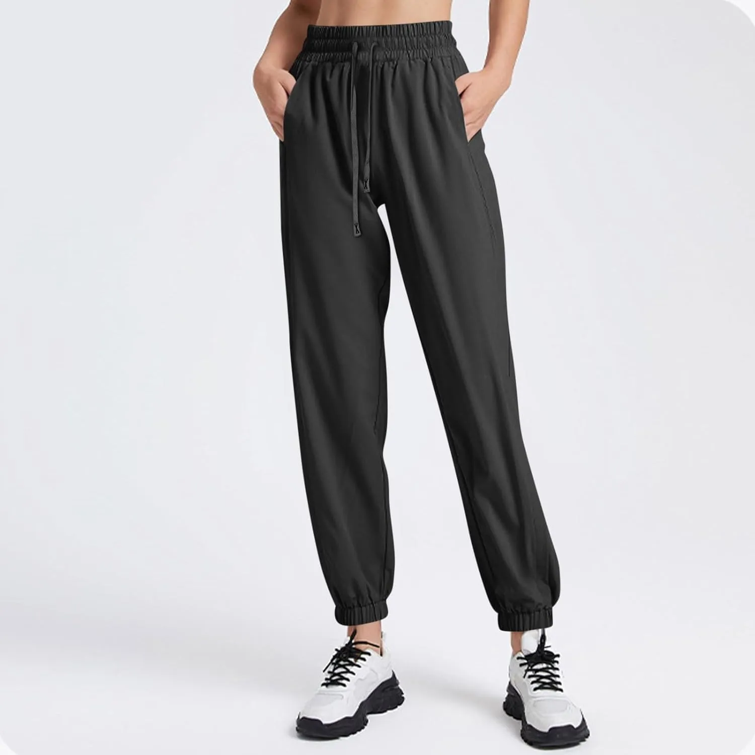 Sweatpants,Casual Baggy Lightweight Breathable and Comfortable with Elastic Bands Wide Leg Pants for Women's Fashion