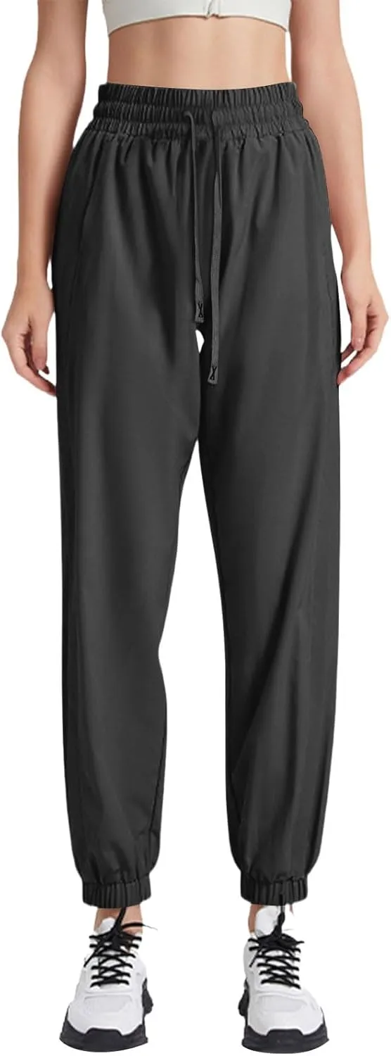 Sweatpants,Casual Baggy Lightweight Breathable and Comfortable with Elastic Bands Wide Leg Pants for Women's Fashion