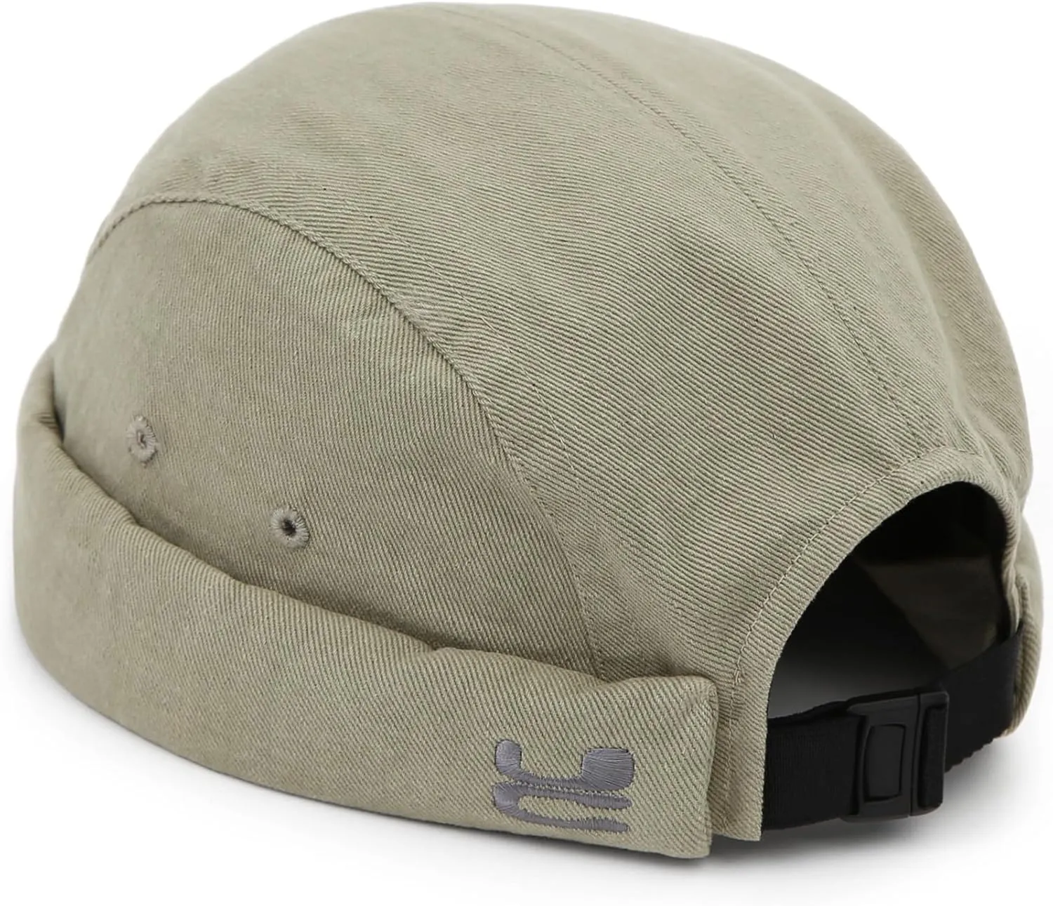 UNDERCONTROL Brimless Fisherman Trawler Beanie Washed Cotton Men Women Docker Hat Adjustable Low Profile Miki Watch Cap Korea