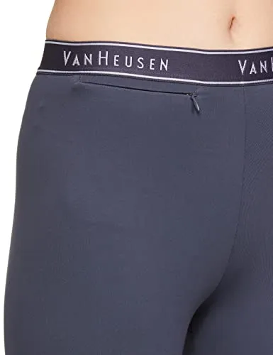 Van Heusen Proactive Elite Women 7/8th Leggings - Polyamide Spandex - Snug Fit, High Stretch, Moisture Wicking Odyssey Gray