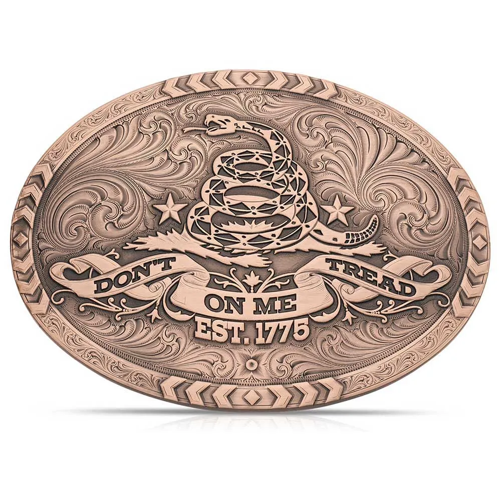 Vintage Bronze Gadsden Belt Buckle