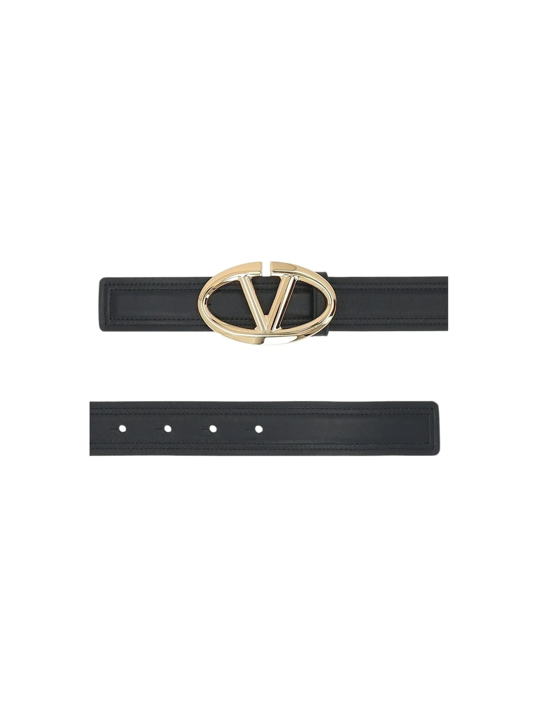 VLogo Bold Edition Leather Belt