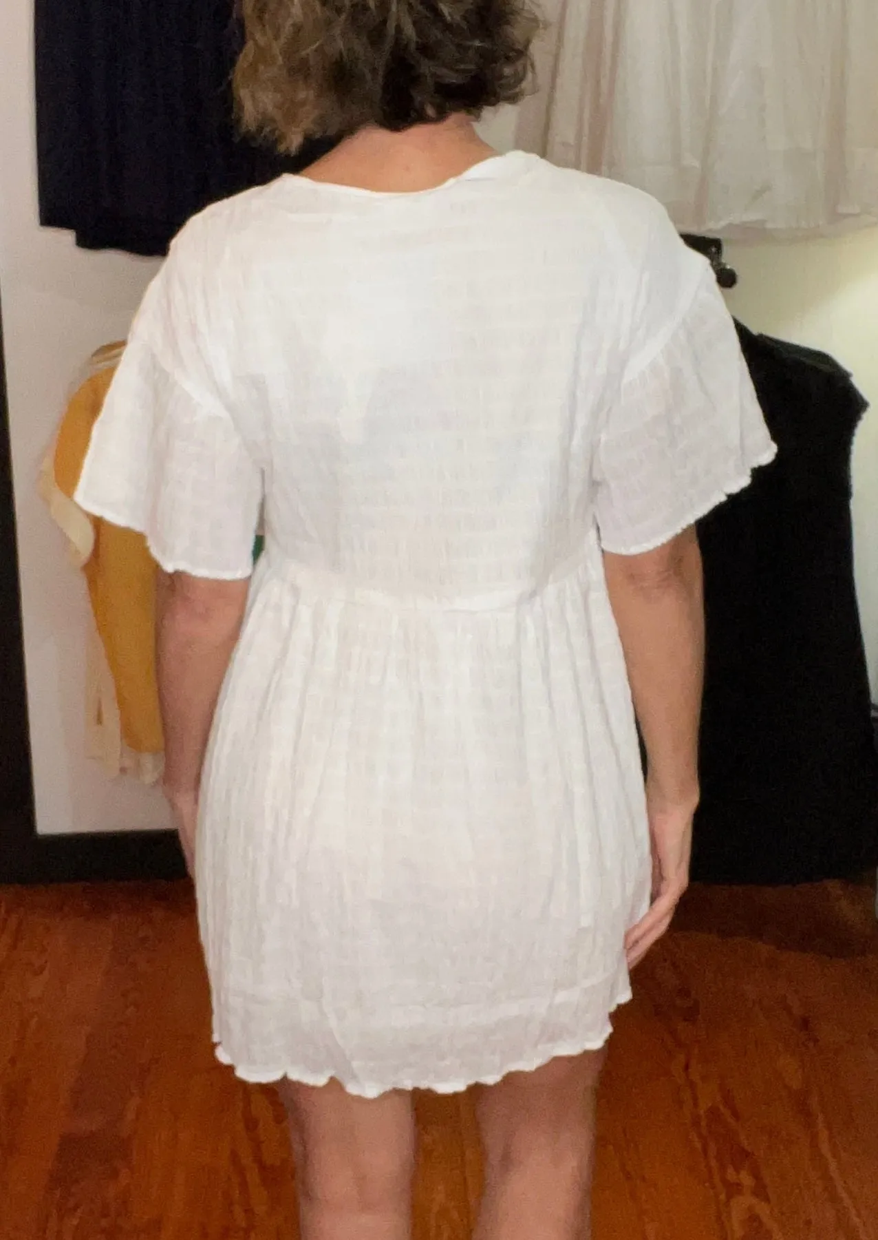 White Boho Dress (40off)