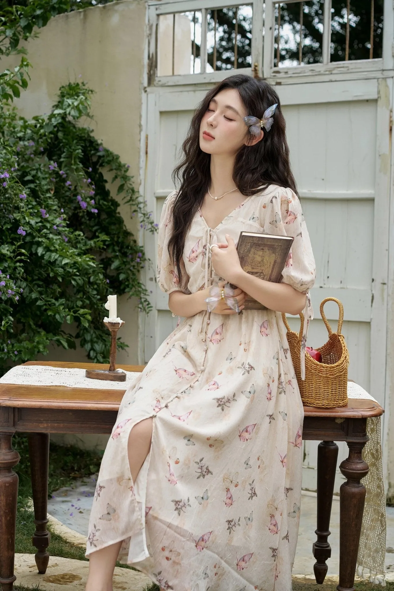 Women Elegant Floral Maxi Dress