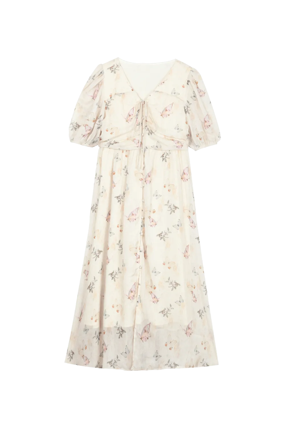 Women Elegant Floral Maxi Dress