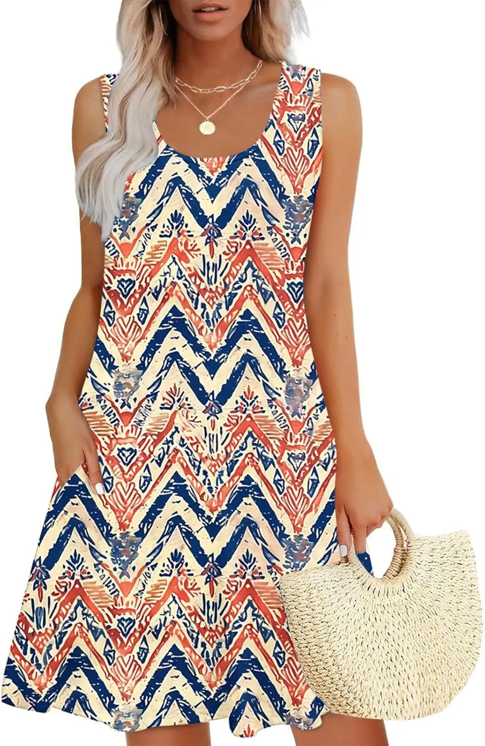 Women's 2025 Summer Casual Floral Boho Dress Elegant Halter Flowy Ruffle Midi Dress Sundresses Casual Beach Dresses